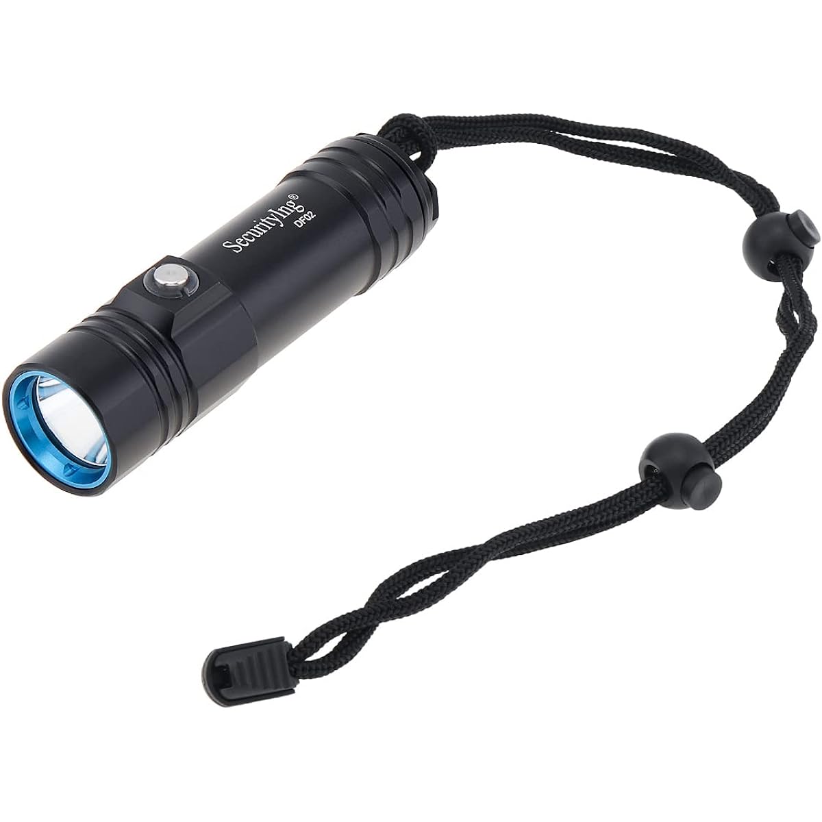 SecurityIng Diving Light 800 Lumens IPX-8 Waterproof Diver Light Underwater Light 80M 4 Dimming Modes LED Flashlight Diving Disaster Prevention Earthquake Prevention Fishing Camping Climbing (Batteries not included)