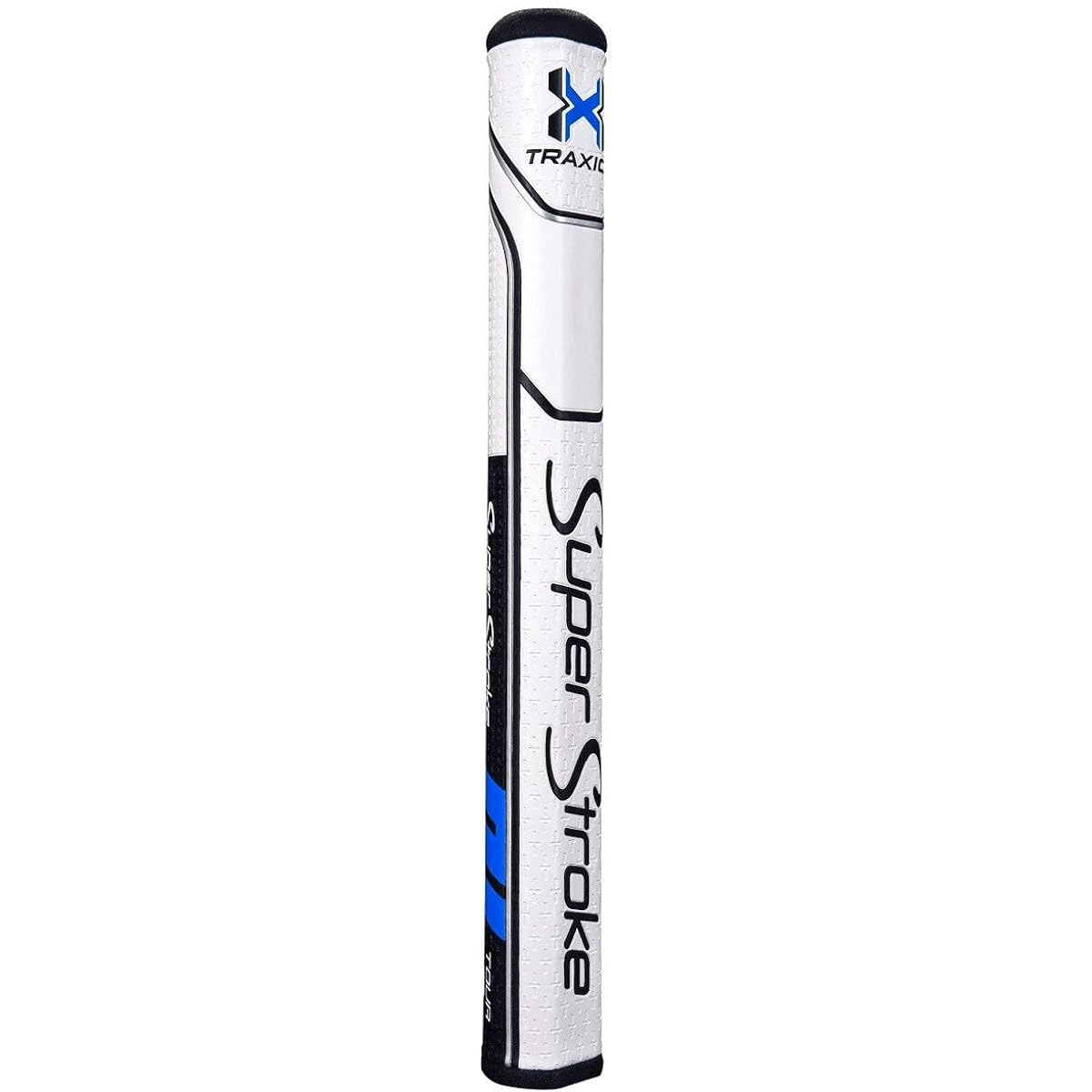 SuperStroke Traxion Tour Golf Putter Grip | Advanced surface texture improves feedback and tack | Unique parallel design minimizes grip pressure.