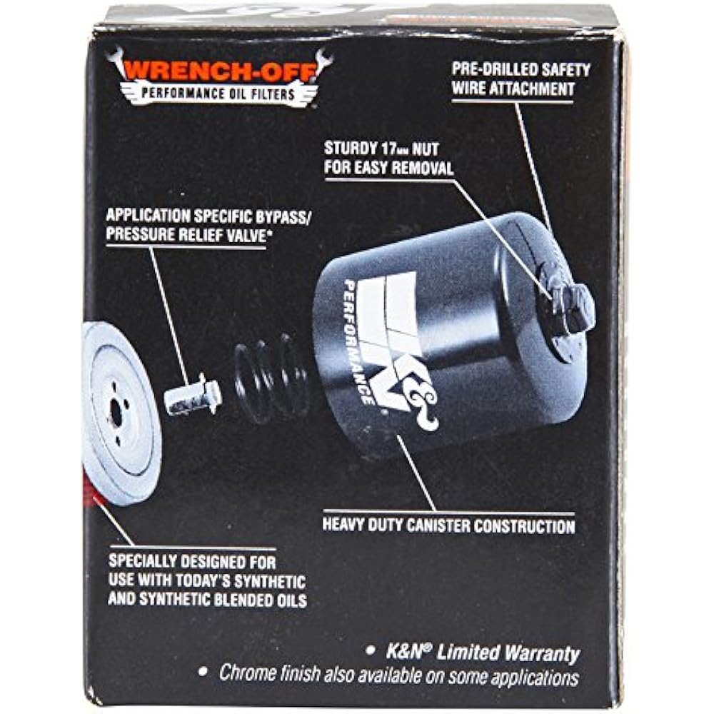 K&N Oil Filter KN-183 PIAGGIO, MALAGUTI, PEUGEOT, ITALJET