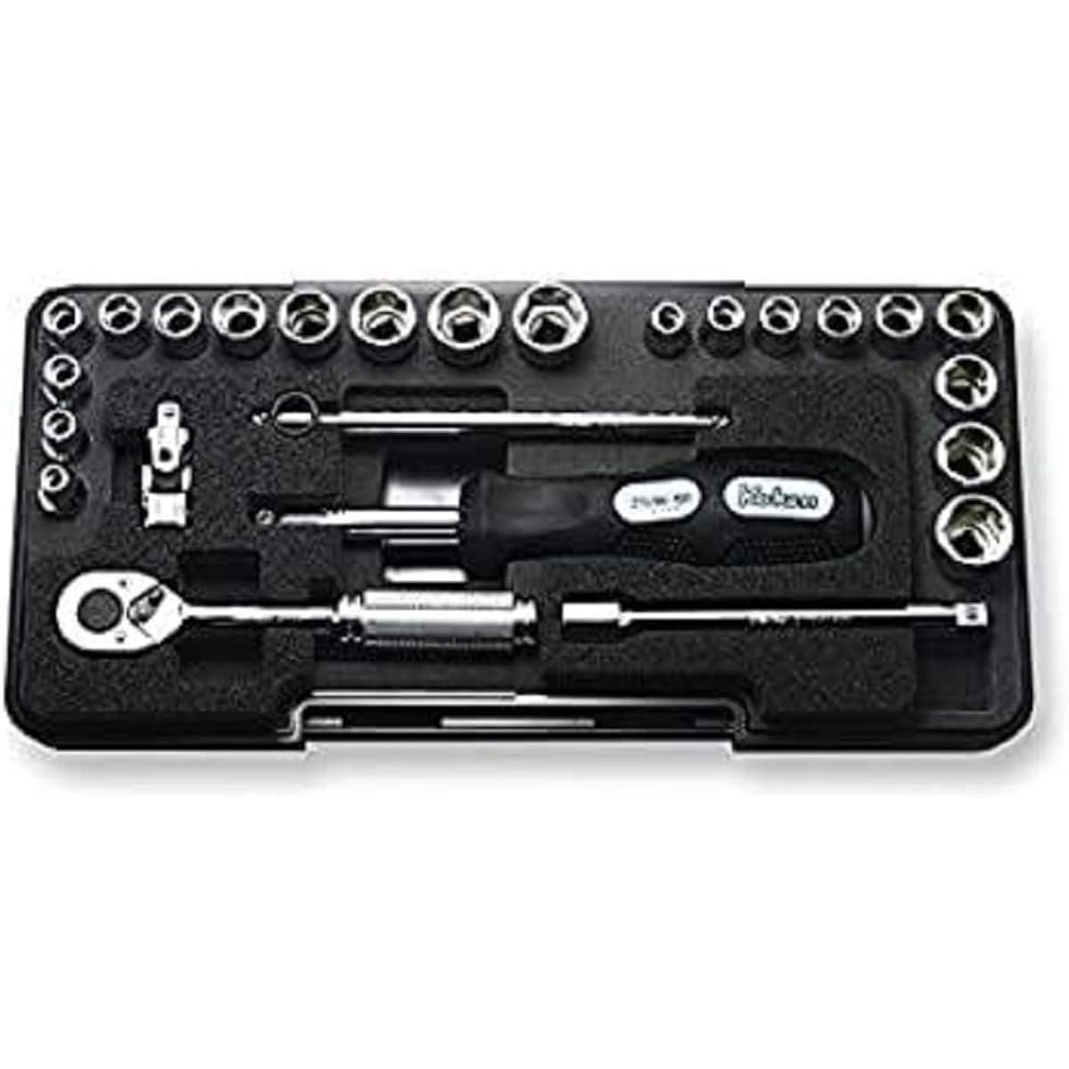 Koken 1/4(6.35mm)SQ. Socket set 25 pieces P2201AM