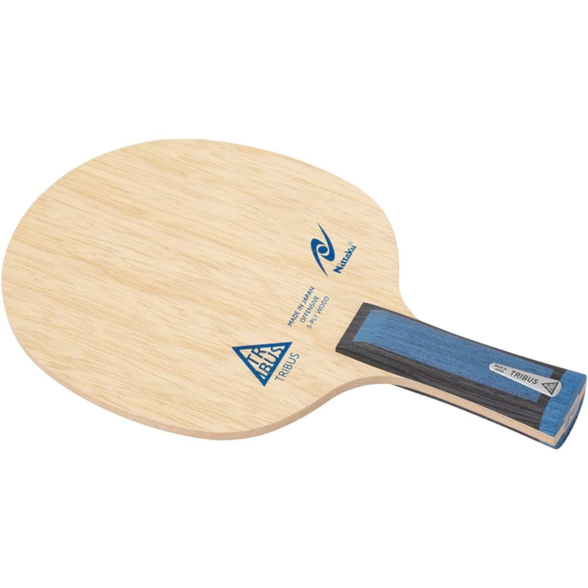 Nittaku Table Tennis Racket Tribus Shakehand Attack 5 Pieces Plywood Flare NE6191
