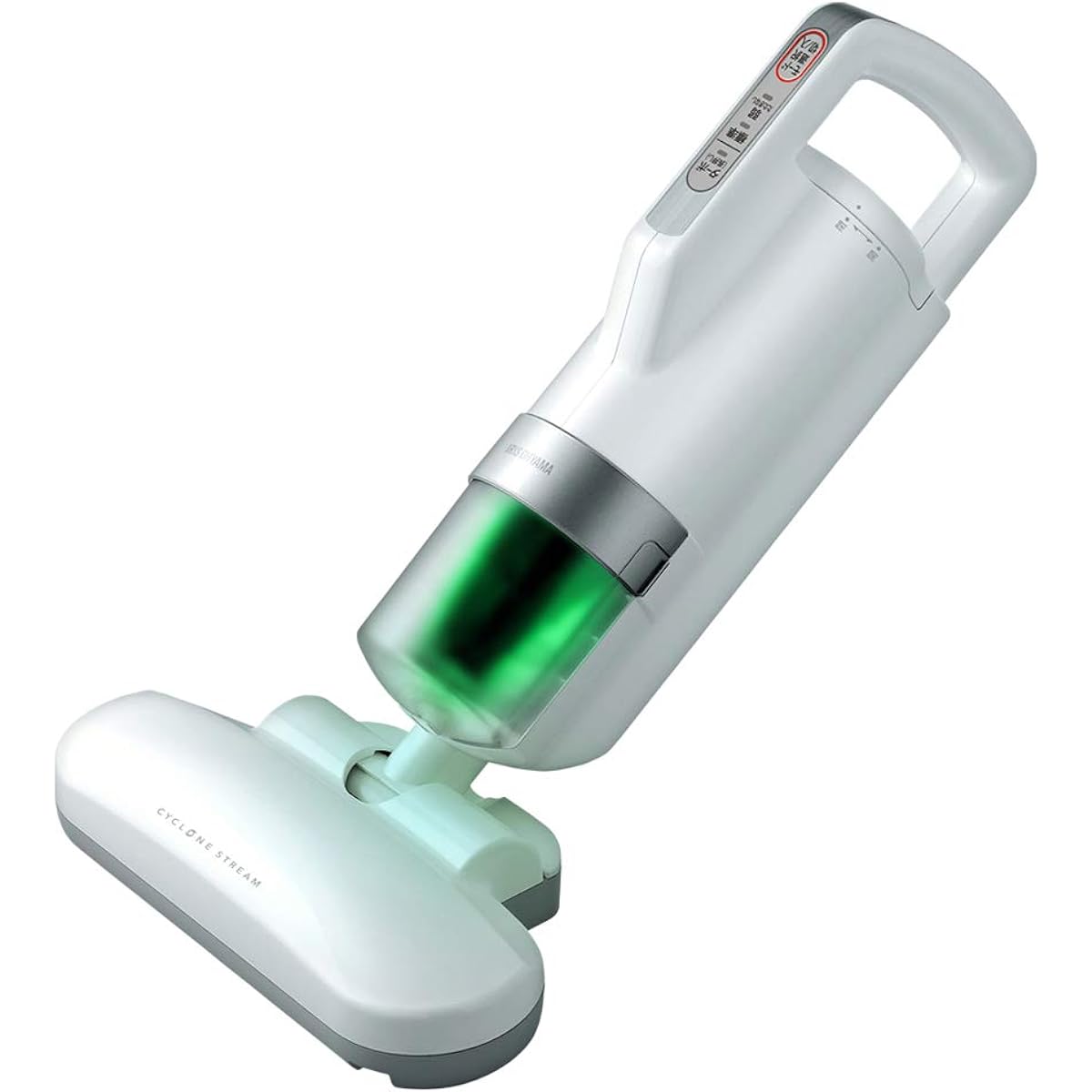 [Mite Prevention] IRIS OHYAMA Futon Cleaner, White, Dust Mite Prevention, Tapping Head, Approximately 5,800 times/min, Warm Air Function, Filter Included IC-FAC2