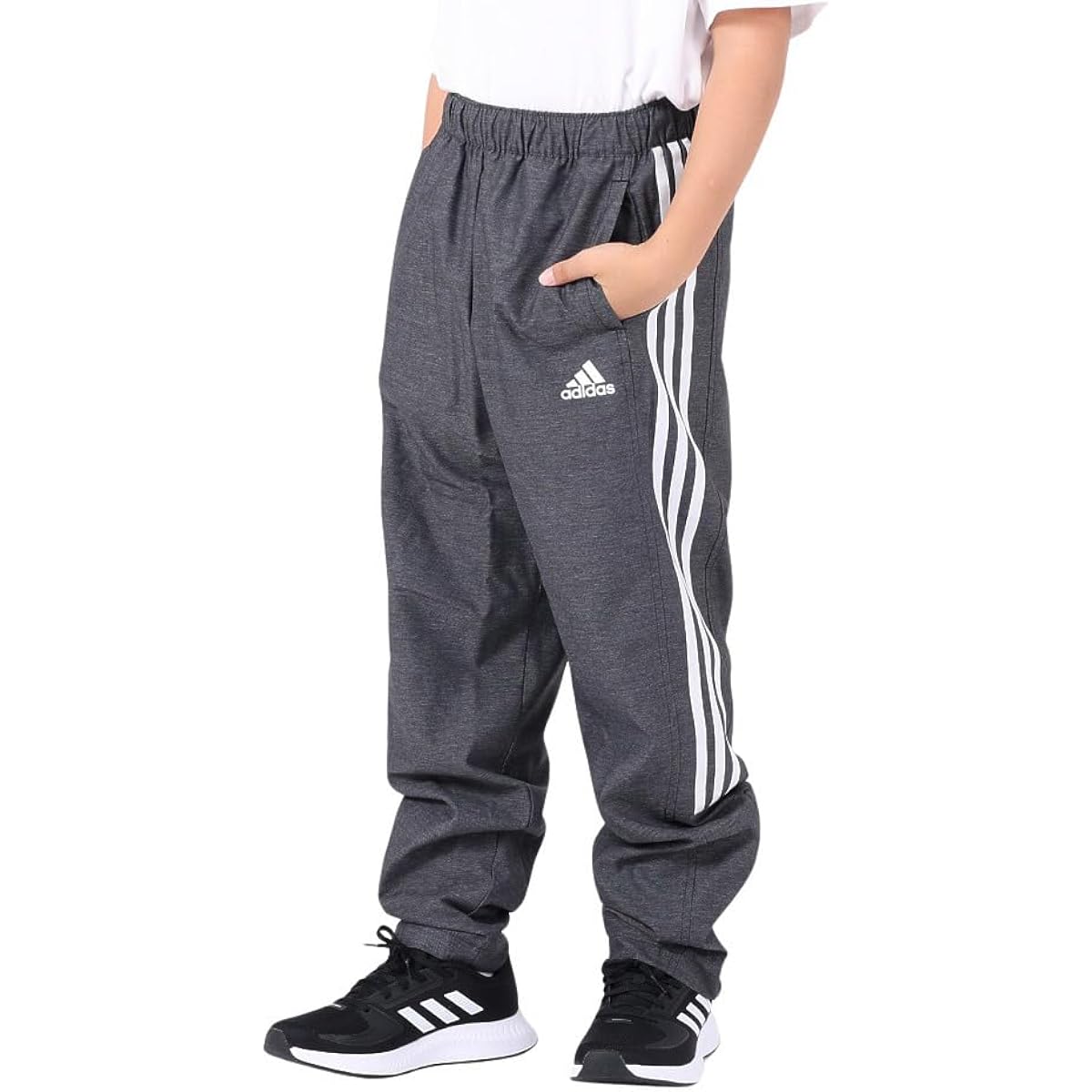 [Adidas] Jersey Bottom Kids Tiro WIND. RDY Denim Look Woven Regular Fit Pants IJM08