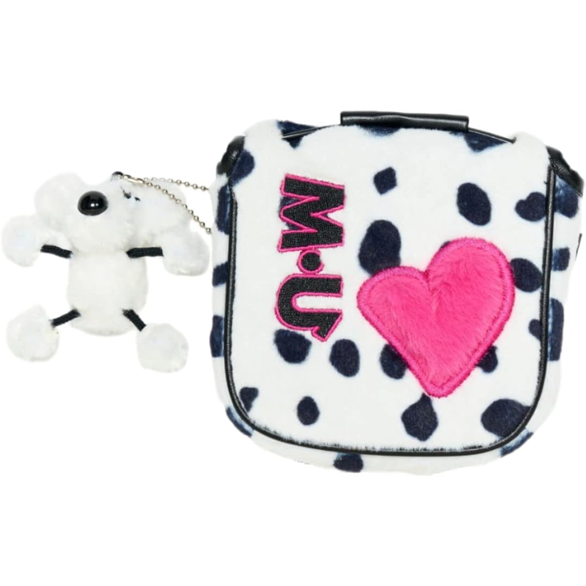 MU SPORTS Dalmatian pattern Spyder type putter cover 703H6538 Ivory