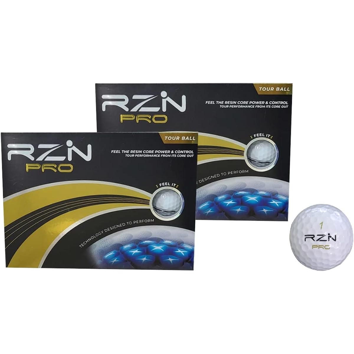 [2 Dozen] RZN Golf Resin Golf RZN PRO Golf Ball US Specification with Bonus