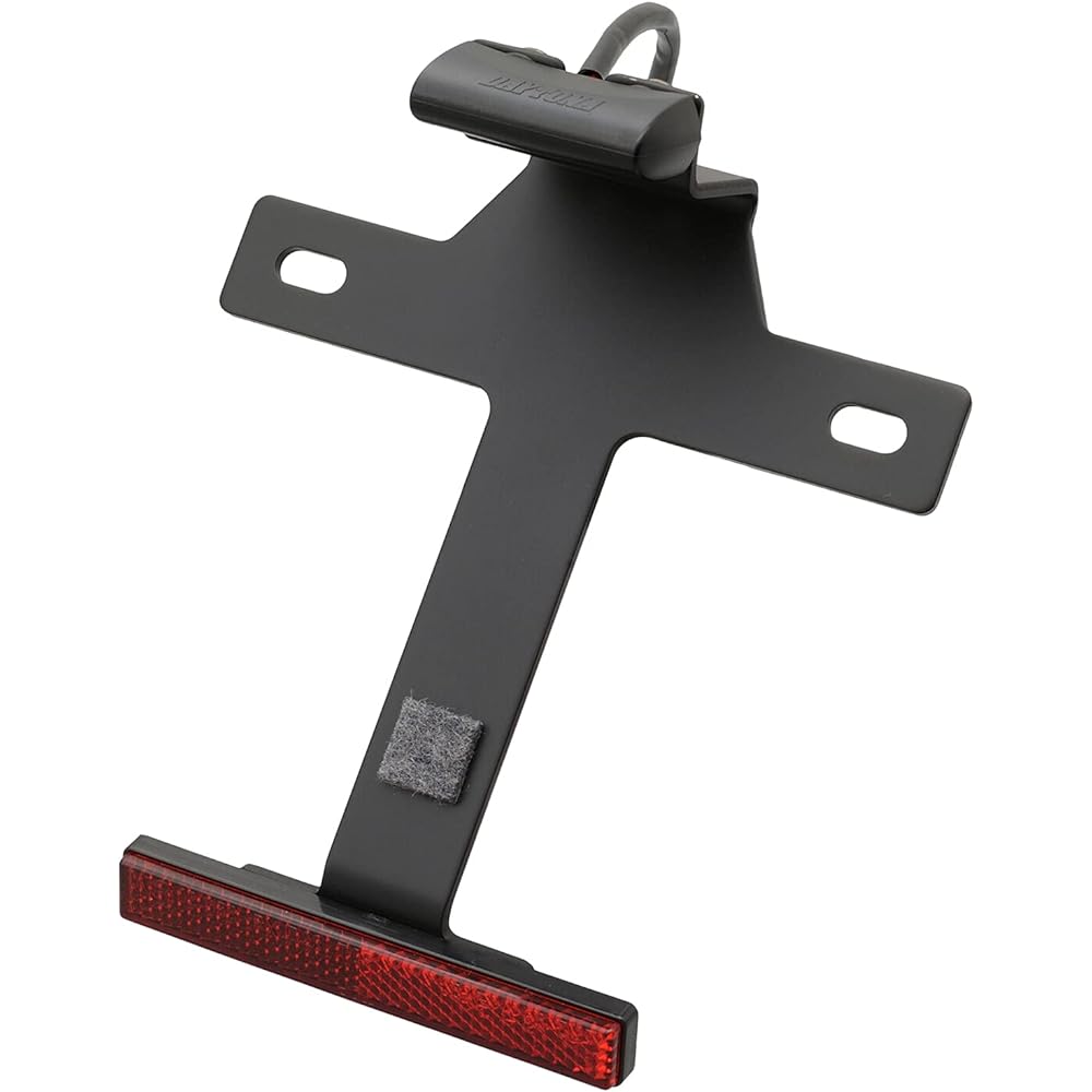 Daytona Motorcycle Number Light & Reflector Compliant with New Safety Standards E Mark Obtained Anti-Vibration Rubber Number Angle 40° LED License Lamp SC2 Stay & Slim Reflector 98514
