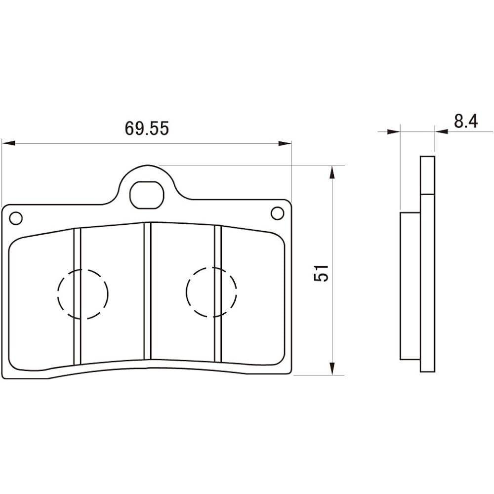 Daytona Motorcycle Brake Pad Golden Pad