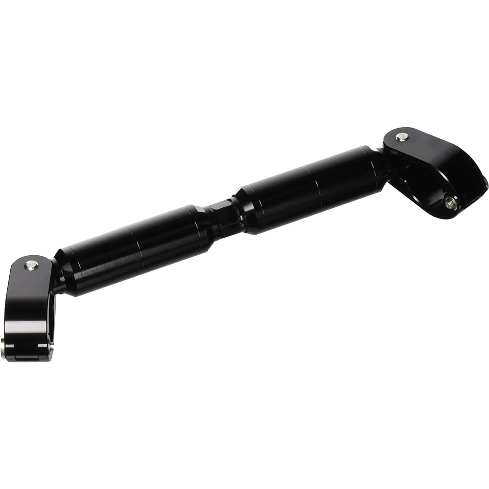 KITACO Handle Brace Adjustable Length: Approx. 175-225mm Aluminum Alumite Finish Universal Black 619-9010050