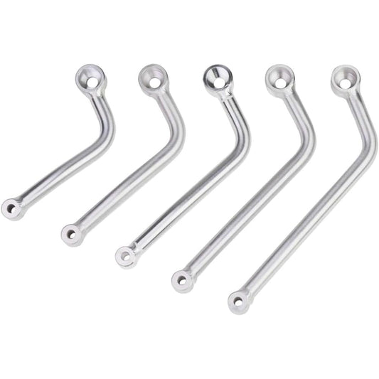 NANKAI MSTL225FR-75 General Purpose Muffler Stay φ16 FR Type Silver