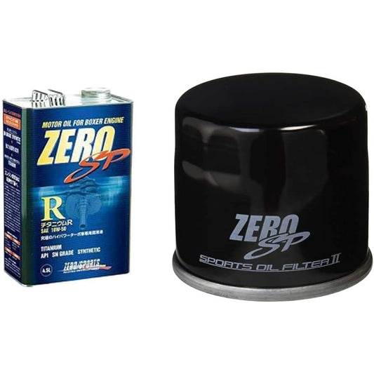 Zero Sports Titanium R SN 4.5L [HTRC3] & 0899007 ZERO SP Oil Filter II (Set Purchase)