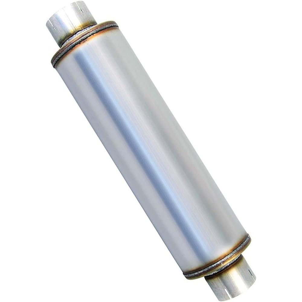 Stainless steel performance diesel muffler 4 -inch inlet/Outlet 24 inch body