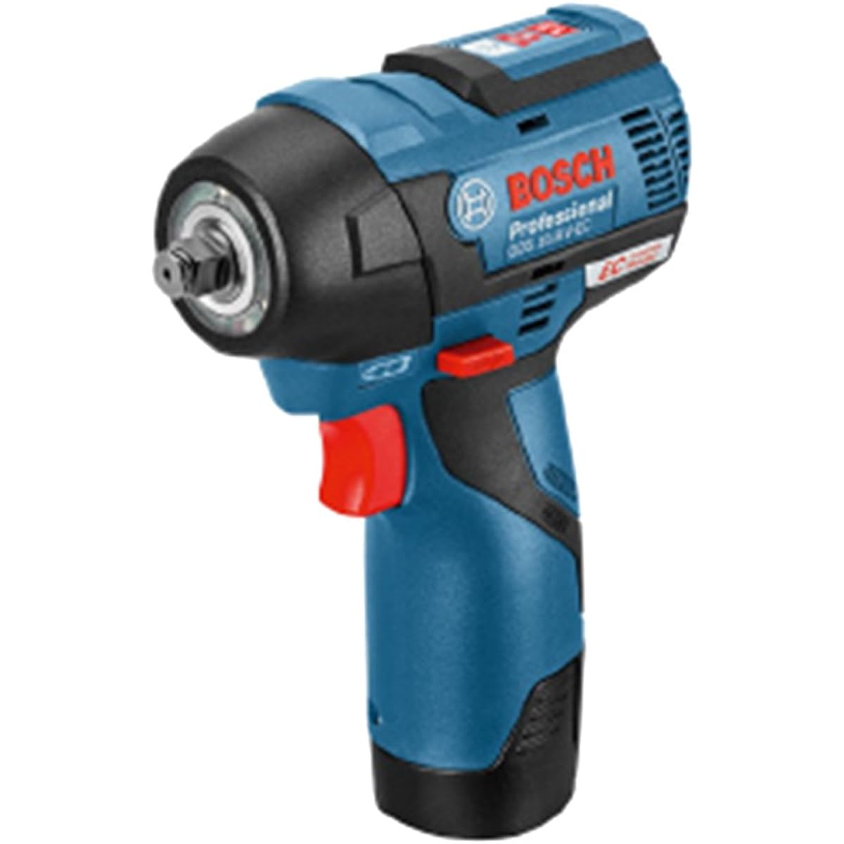 Bosch Professional 10.8V Cordless Impact Wrench (2.0Ah batteries, charger, carrying case included) GDS10.8V-EC Bolt/Nut tightening/removal/tire replacement
