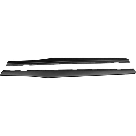 IKON Motorsports Side Skirt 2010-2015 Chevrolet Camaro IKON Style Black PP Side Skirt Locker Molding Air Dam Chindifuser Bumper Lip Lip Splitter 2011 2013 2013