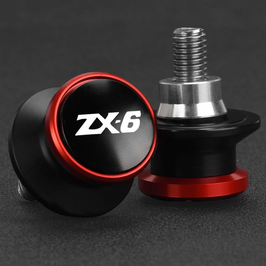 Rocker Spool Slider Motorcycle CNC Swing Arm Spool Slider Stand Screw Kawasaki ZX6R ZX-6R ZX 6R 2003 2004 2005 2006 2007 2008 2009 2010-2012 (Color : 18)