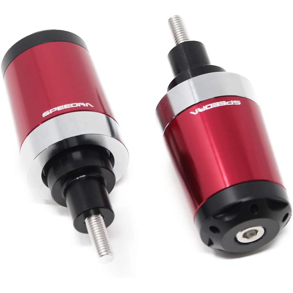 SSK Heavy Weight Handlebar End Slider Color: Red KAWASAKI Ninja H2 SX/Ninja H2 SX SE