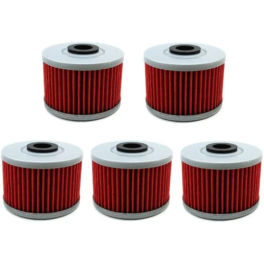 5pc Oil Filter H CBR300R CB300F CBR250R CRF250L XR650L K KSR110 KLX140L KLX110L KLX125 KLX250S KL250 KLX 300R 300