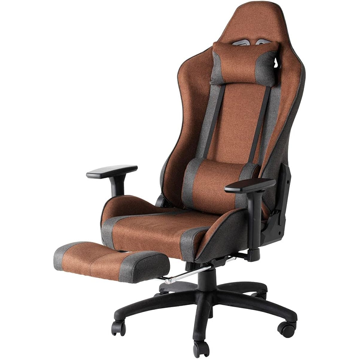 Iris Plaza Chair Chair Gaming Chair Office Chair Gaming Chair Telework Home Work Fabric Gaming Chair Brown FBGC-74