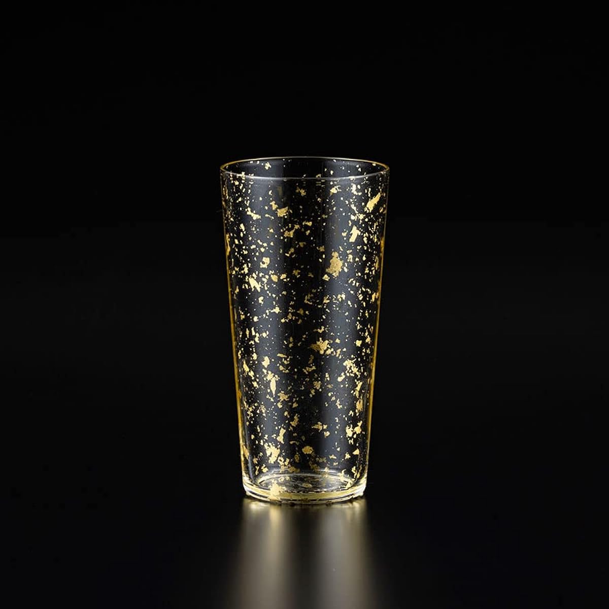 [Hakuichi Japanese paper wrapping] Stardust beer glass gold