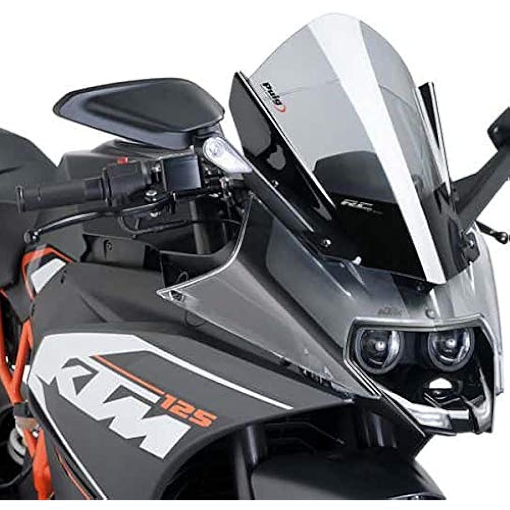 Puig 7004H RACING SCREEN [SMOKE] KTM RC390/200/125 (14-15) Puig Screen Cowl Motorcycle Bike Parts