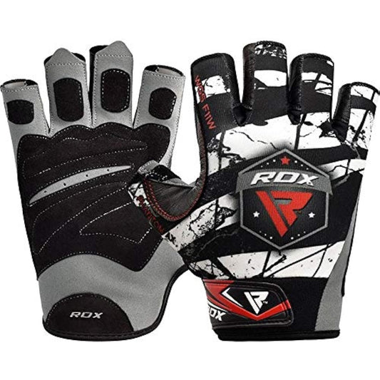 RDZG26942 RDX Camouflage Sim Training Gloves (White, M Size)