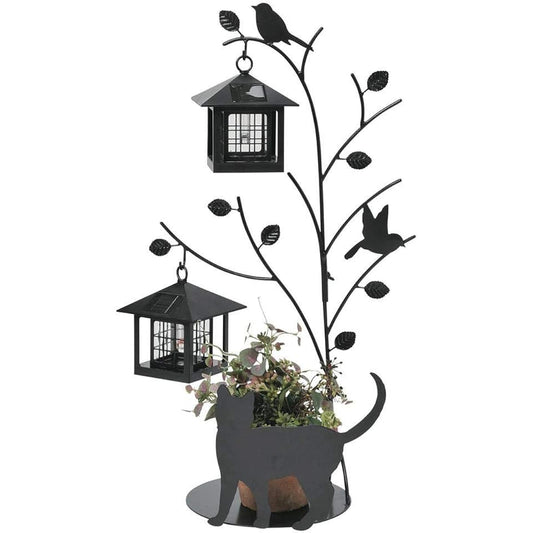 Setcraft Silhouette Solar (Tree & Cat) 2 lights SI-1956-1300 Height: Approx. 65.4cm