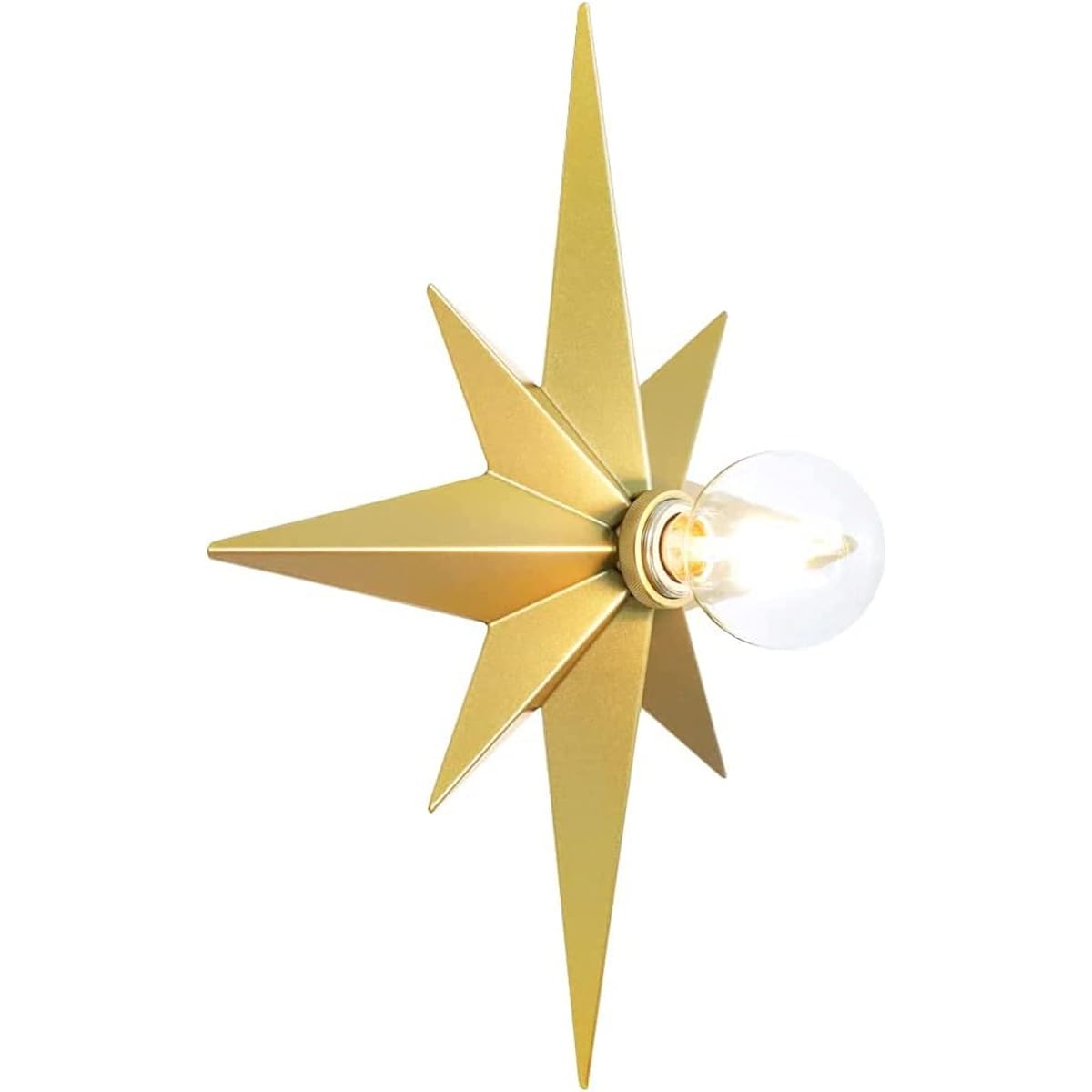 KY LEE Bracket Light for 1 Light E26 Stylish Cool Simple Star Shape Scandinavian Retro Modern Star Shape Cute Bracket for Dining Table Kitchen Toilet Stairs Living Room