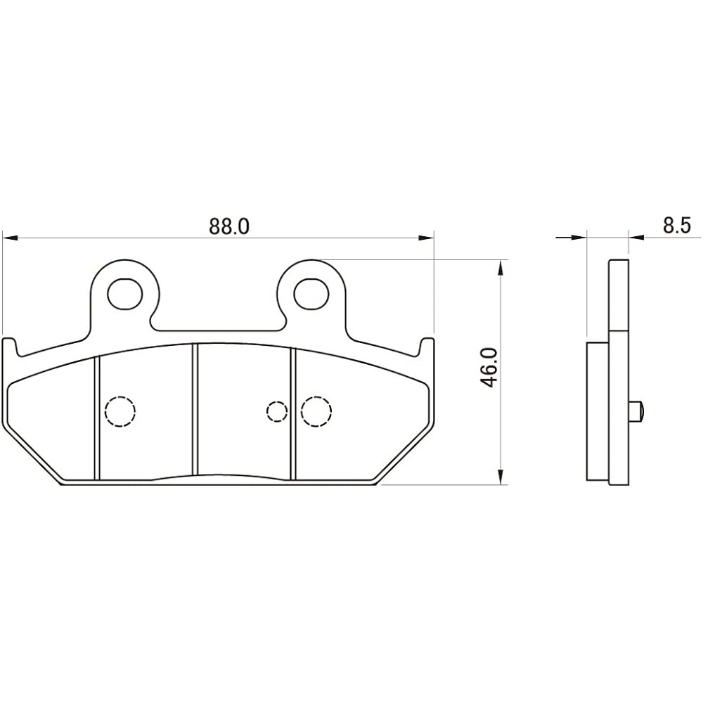 Daytona Motorcycle Brake Pad Red Pad (Semi Metal Pad) Skywave 650 ABS (04-18) Skywave 400 (07-16) Burgman 400 (18-22) Gemma (08) Skywave 250 (07-12) etc. Rear