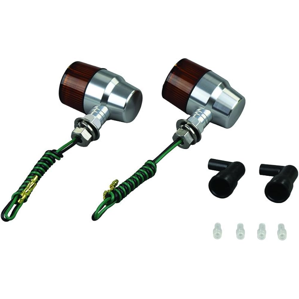 POSH Motorcycle Supplies Aluminum Machined Turn Signal Super Bike Mini Type 091032-N3