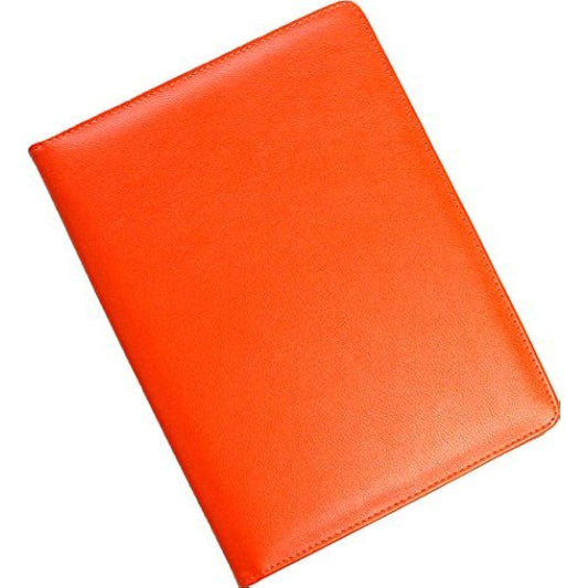 [AWESOME] Leather-like thin car registration card holder Orange AOMC-UL001