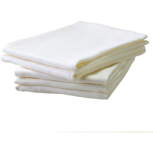Double Gauze Bath Set of 5 Bath Towels Made in Japan Senshu Towel (Approx. 60 x 120cm) Off White