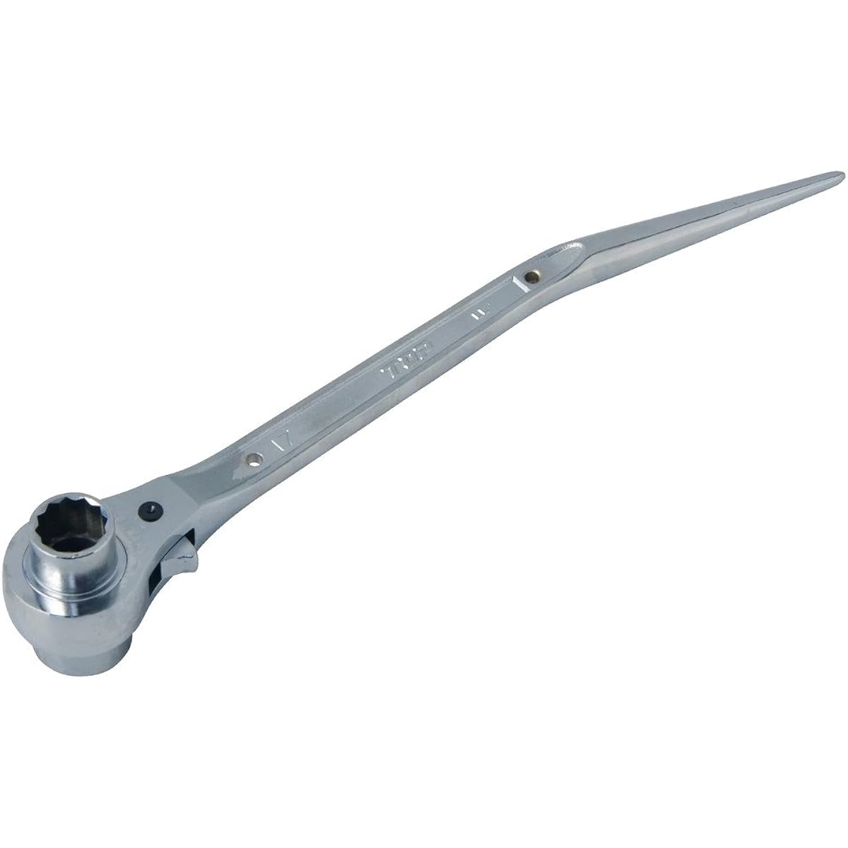 Top Industry (TOP) Ratchet Wrench Tatsuya Model Fully Polished Tobi Specification Curved Shino 17x21mm Scaffolding Housing Towel Tools RM-17x21N-BT-SV Tsubame-Sanjo Made in Japan