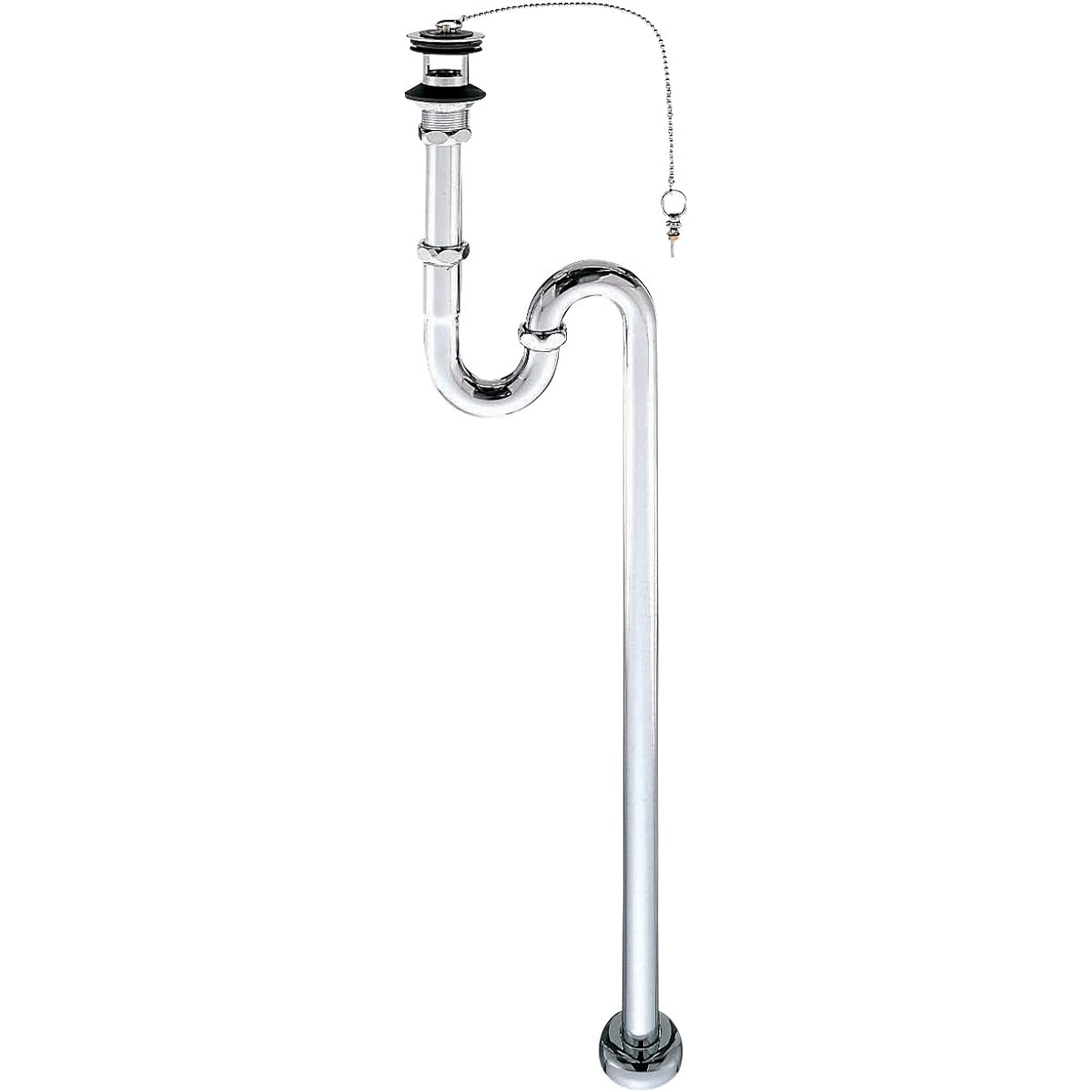 SANEI Drainage Parts S-Trap with Adjustment, Pipe Diameter 32mm, Metal PH70-32