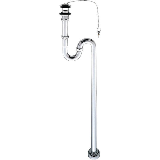 SANEI Drainage Parts S-Trap with Adjustment, Pipe Diameter 32mm, Metal PH70-32