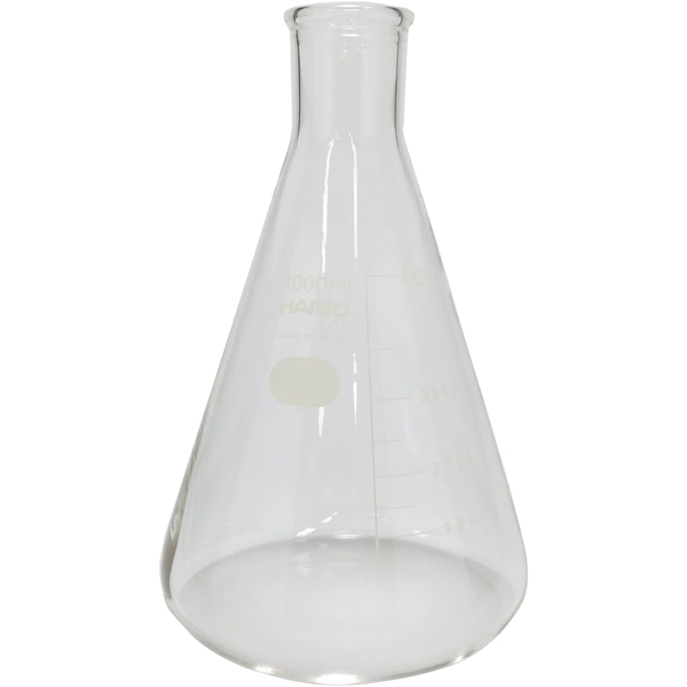 Shibata Kagaku Erlenmeyer flask with guide scale 3L 010530-300051A Rose