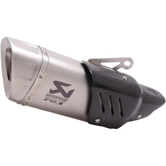 Motorcycle Exhaust Port Exhaust Pipe Intermediate Pipe Motorcycle Silencer Slip-on Muffler Motorcycle Muffler Full Exhaust YZF R1 R1M MT10 MT10SP (2015-2023) Applicable