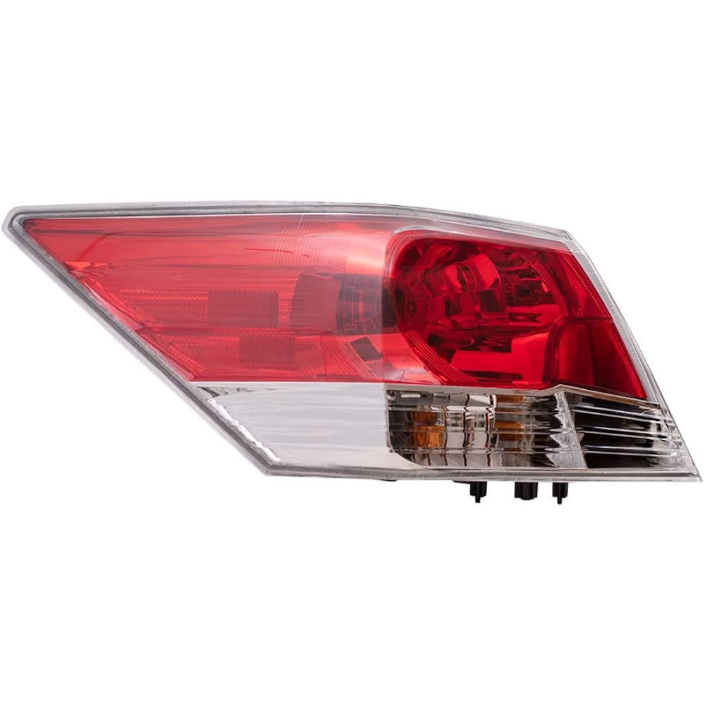 Compatible with BROCK replacement driver tail light tail lamp 08-12 Accord 33550TA01