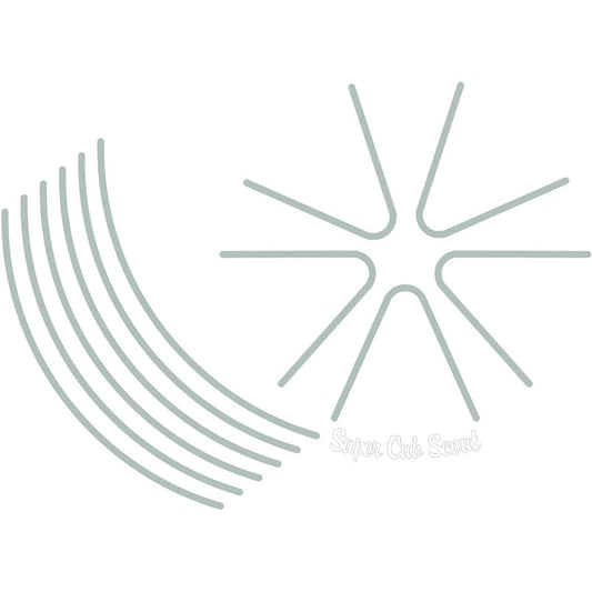 World Walk Super Cub C125 Rim Sticker Fog Gray rim-1_gry