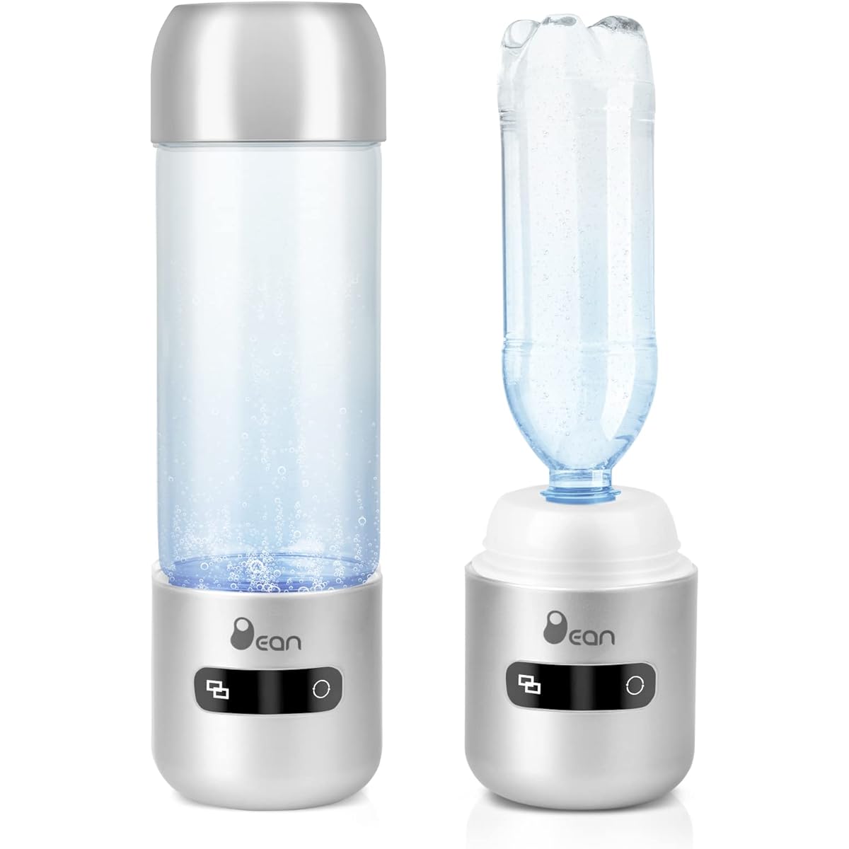 USUCOS Hydrogen Water Generator, Portable, Generates Highly Concentrated Hydrogen Water, 500ml, Dual-purpose, Compatible with Mineral Water Bottle, Can Generate 2 Times Continuously, USB Rechargeable, Compact, Easy to Carry, Japanese Instruction Manual I