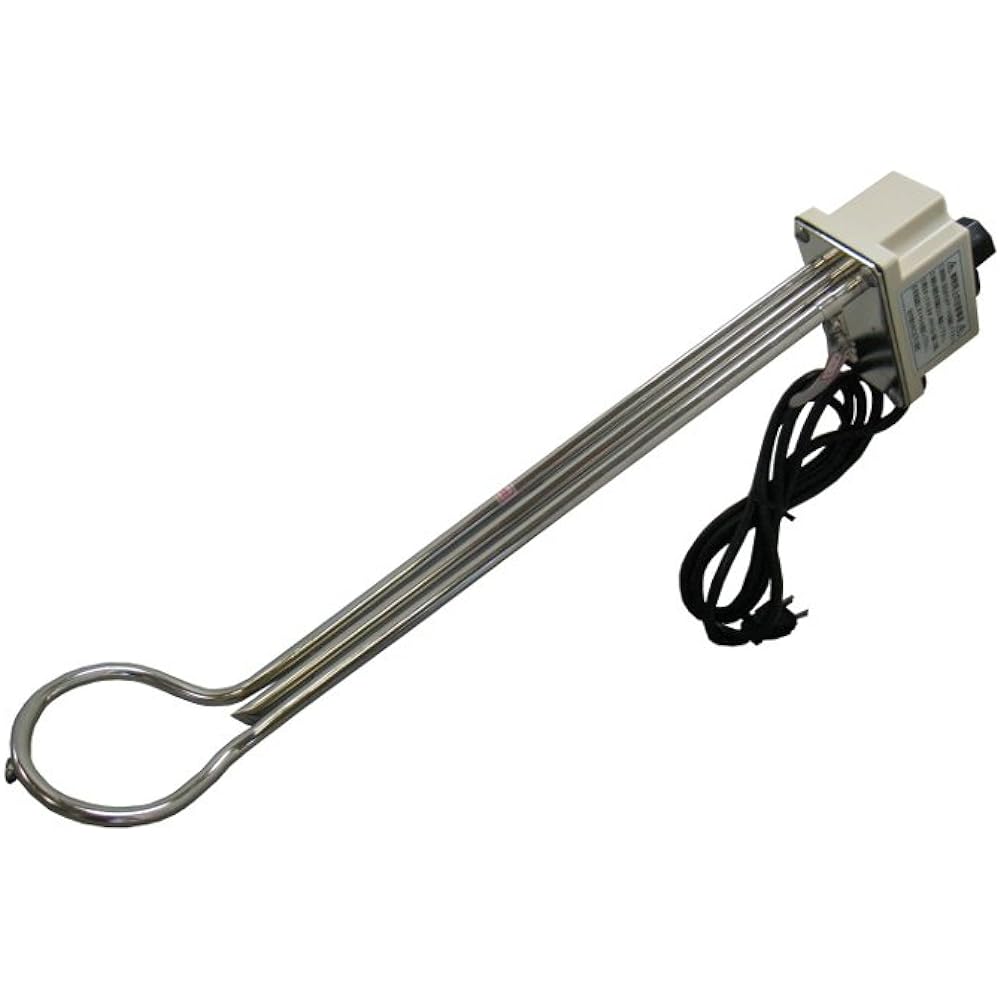 Shinko Electric Immersion Heater 1000W Long HS-1L with Thermostatic Temperature Adjustment Function