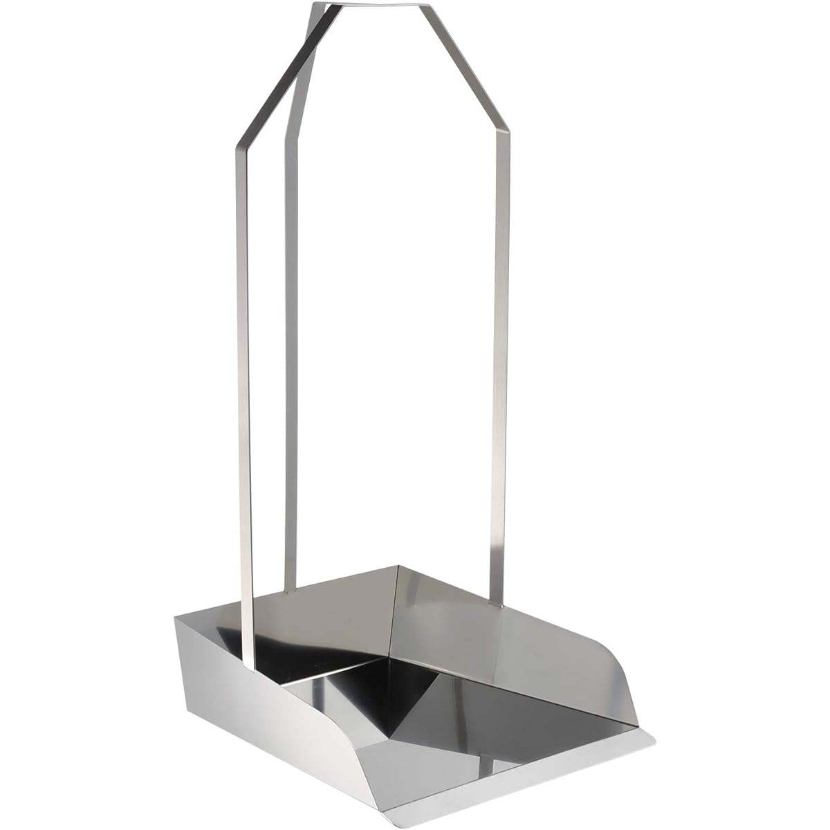 Mt-torimatsu Dustpan All Stainless Steel Three Hand Type No Hole
