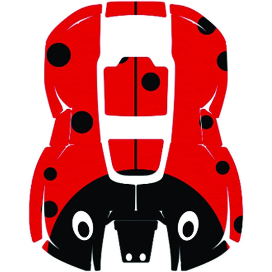 Husqvarna Zenoah Robot Lawn Mower Decal Kit LADYBUG Ladybug Automower 305 Dress-up Sticker 599292402 Red