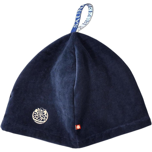 [SAUNA REPUBLIC] Imabari Towel Certified Sauna Hat Curl Strap Type Made in Japan Large Quick Dry Sauna Cap