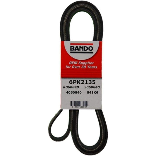 Bando 6DPK1195 OEM Quality Serpentine Belt 6PK2135