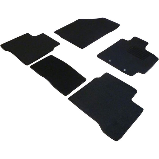 Fenice Car Mat Floor Mat Domestic Production (Suzuki Swift ZC13S ZC43S 53 Series 83 Series / Swift Sports ZC33S) <Rear Mat Velcro Type> Black Anti-Slip Shape Resistant to Slip Car Mat (Car Parts Specialty Store)