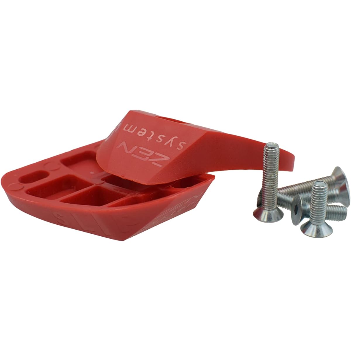 Skopre ZENsystem Zenslip V2.0 Cleat Shim Cadence/Power Booster for Road Pedals Red
