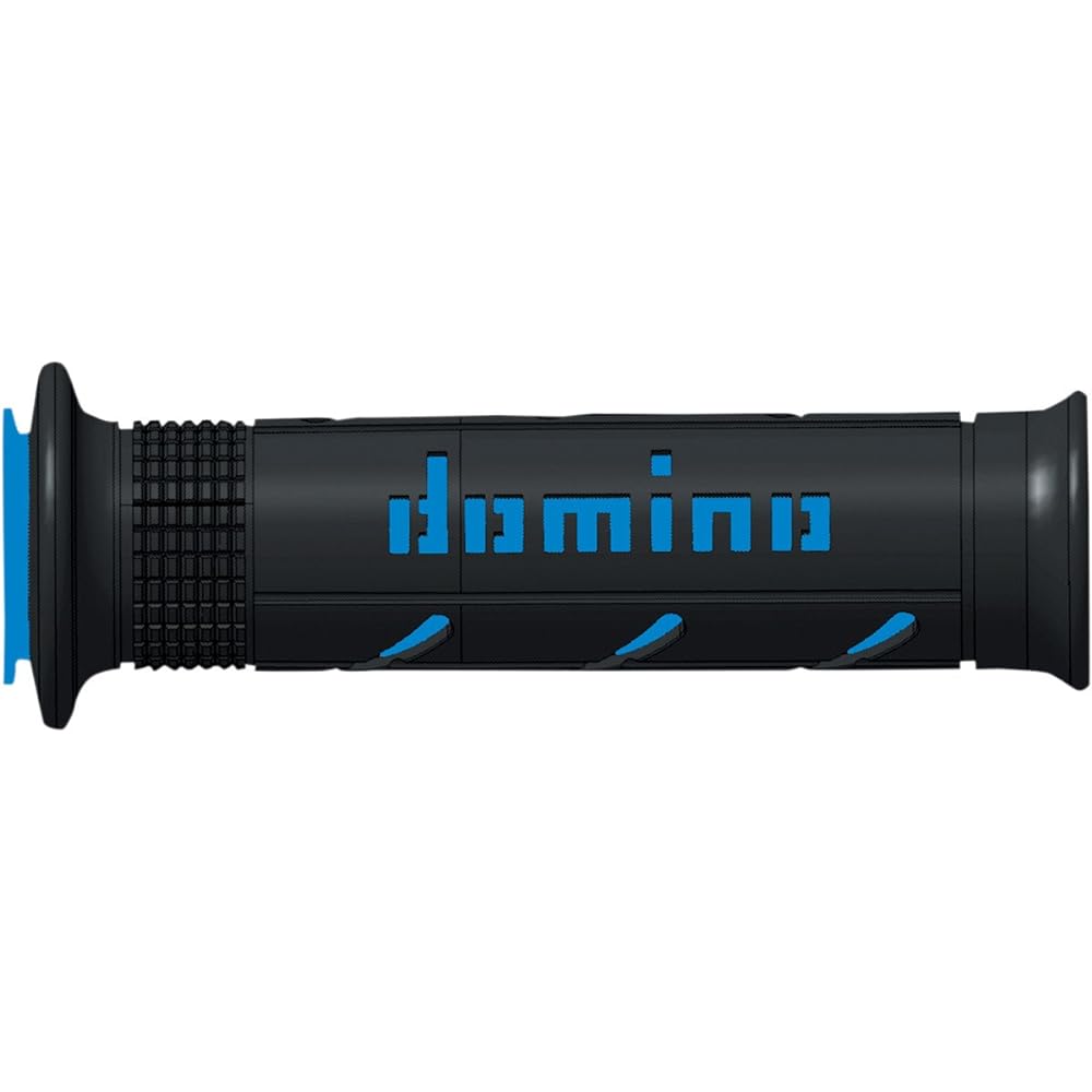 domino Handlebar Grip Street Type Thermoplastic Rubber Gray x Black 126mm A25041C4052