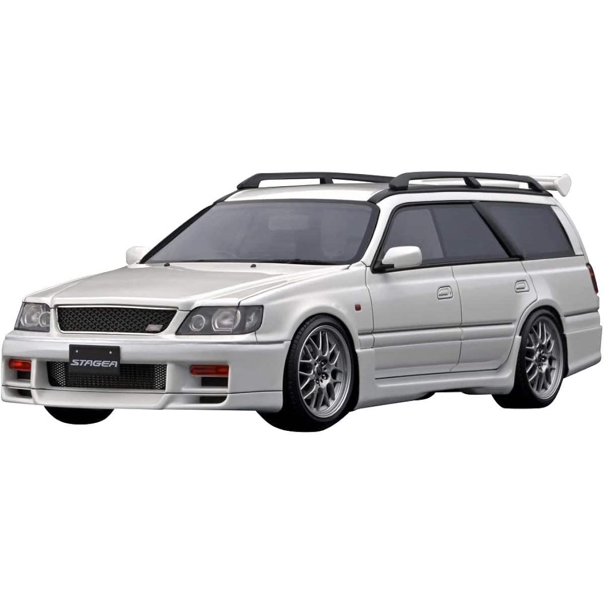 ignition model 1/18 Nissan STAGEA 260RS (WGNC34) Pearl White finished product IG2885