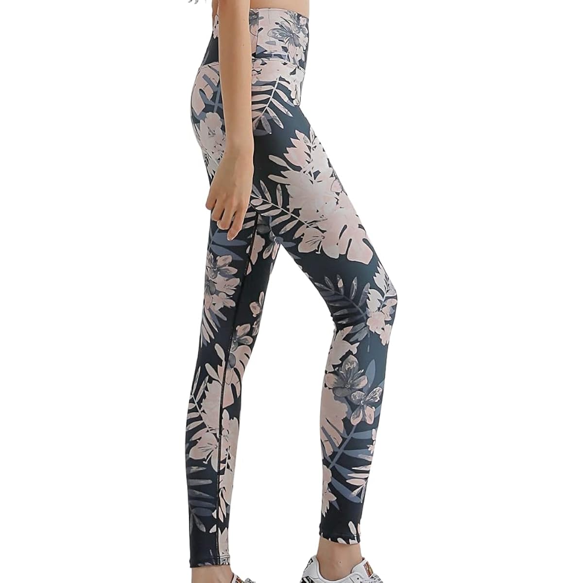 [machikaada] Yoga Leggings Pants, Yoga Wear, Yoga Pants, Sweat Absorbent, Quick Drying, High Waist, Stretch, Beautiful Silhouette, Machikaada 130
