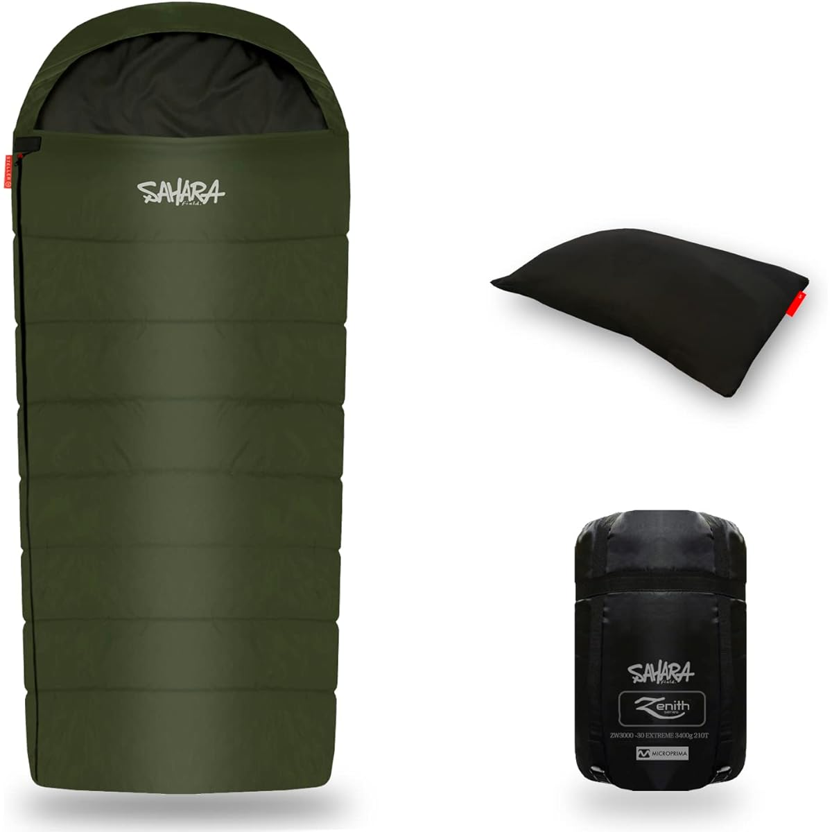 FieldSAHARA [Official] Sleeping bag, sleeping bag, envelope type, wide, winter, artificial down, minimum temperature -30 degrees