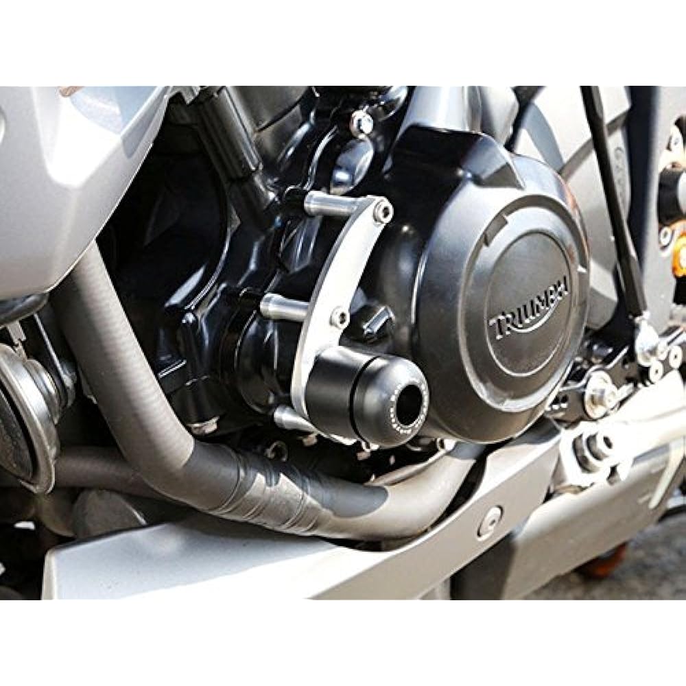 BABY FACE Engine Slider Right Duracon Resin Black STREET TRIPLE 675 [Street Triple] (13-)006-ST010R